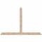 Ekena Millwork Portland Smooth Timber Gable Bracket, Douglas Fir, 96"W x 64"H x 3 1/2"D x 5 1/2"F, 16/12 Pitch GBW096X64X0406POR00SDF - alternate 1